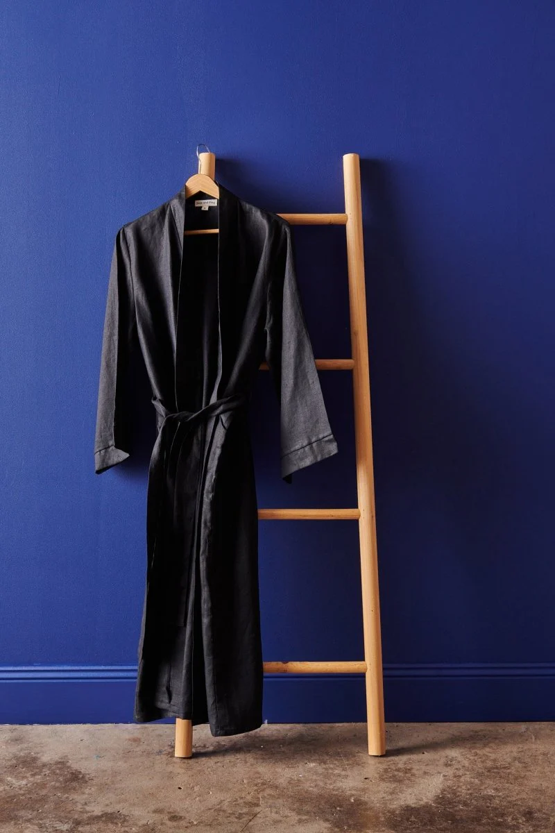 Linen Bathrobe (Long) - Image 2