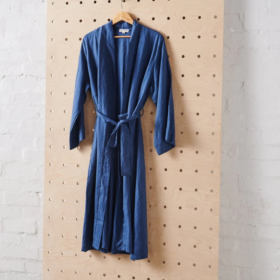 Linen Bathrobe (Long) - Image 3