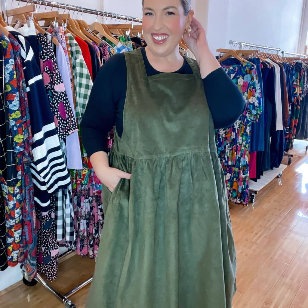 Kelly Corduroy Pinafore - Image 2