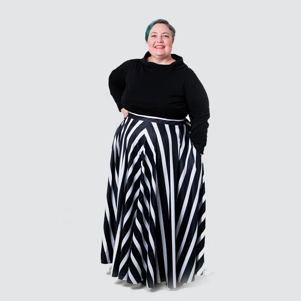 Custom Print Floor Length Maxi Skirt - Image 8