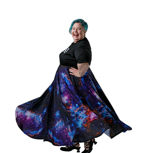 Custom Print Floor Length Maxi Skirt - Image 2