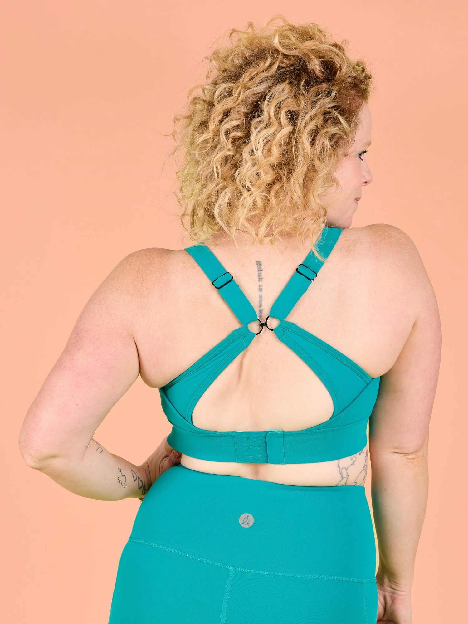 Teal FlexiZip Crop - Image 3