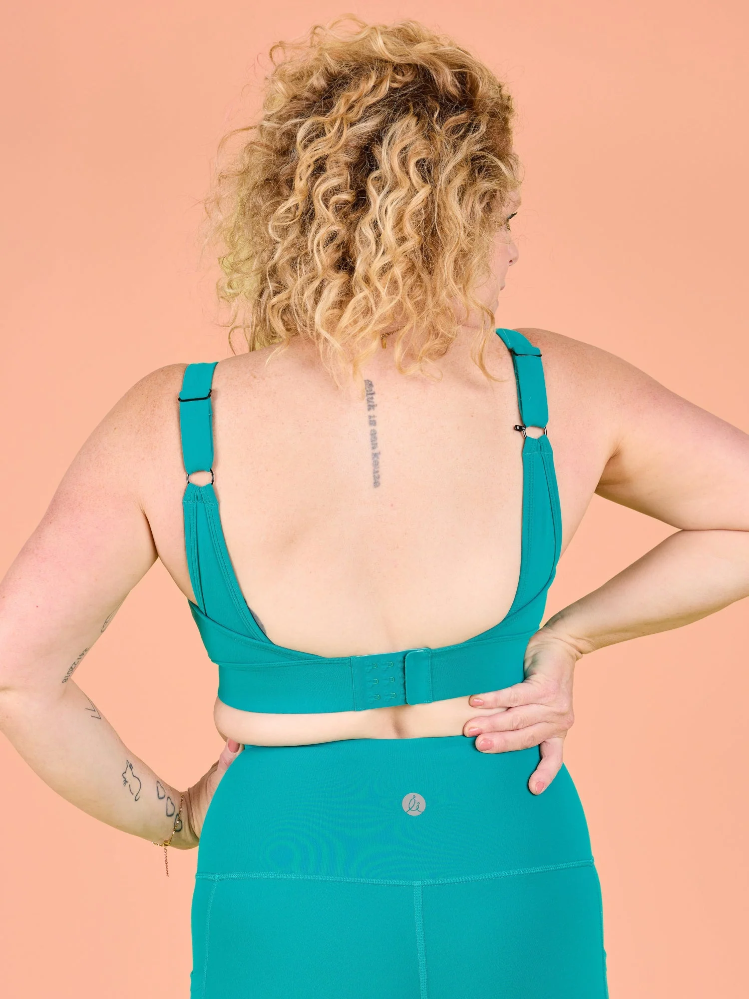 Teal FlexiZip Crop - Image 4