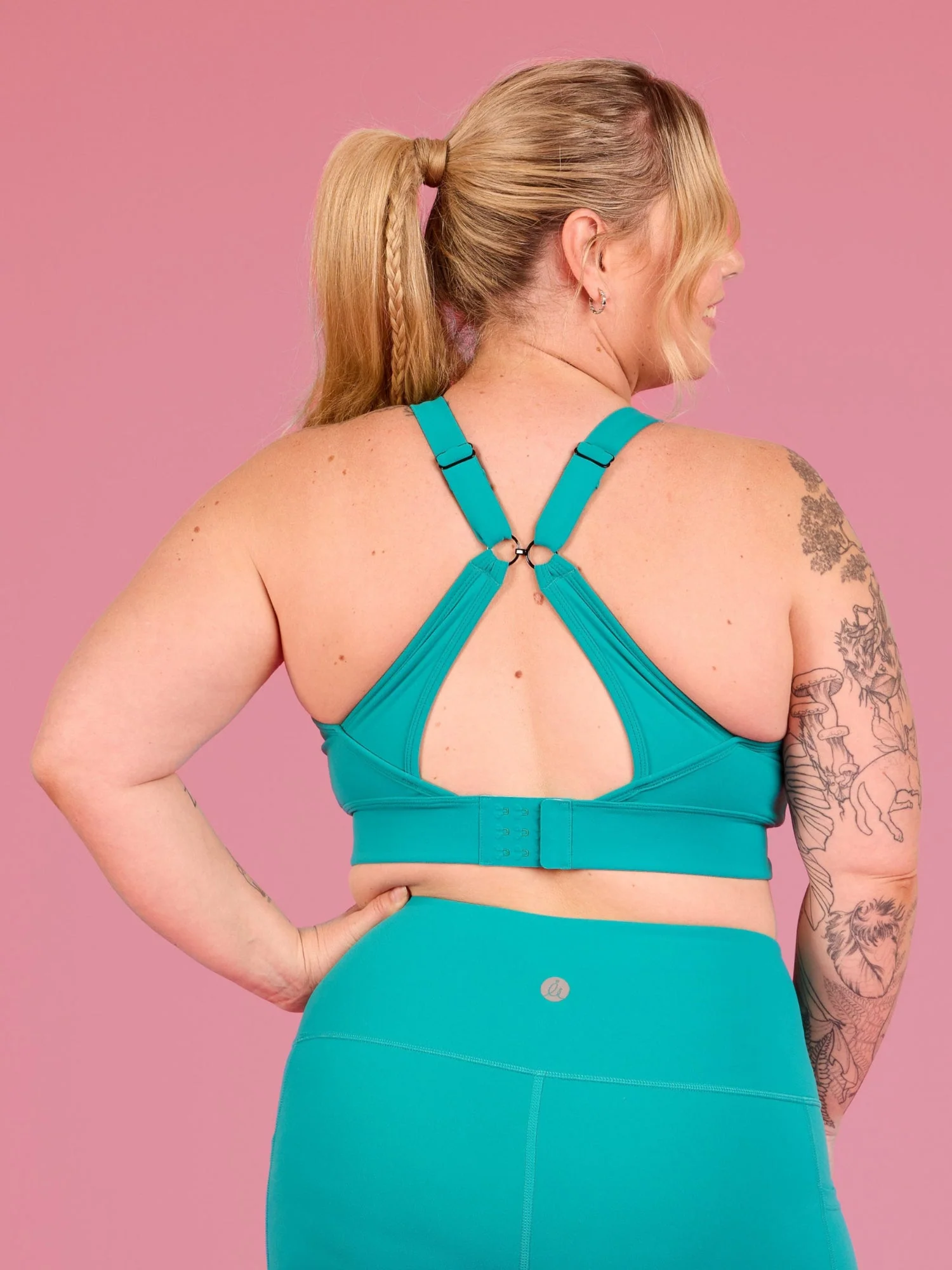 Teal FlexiZip Crop - Image 7